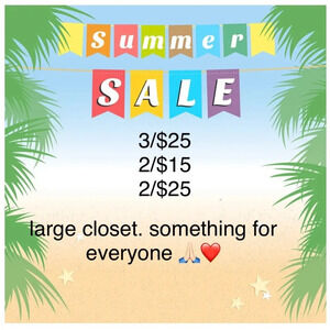 2/$15, 3/$25, 2/$25 sales!